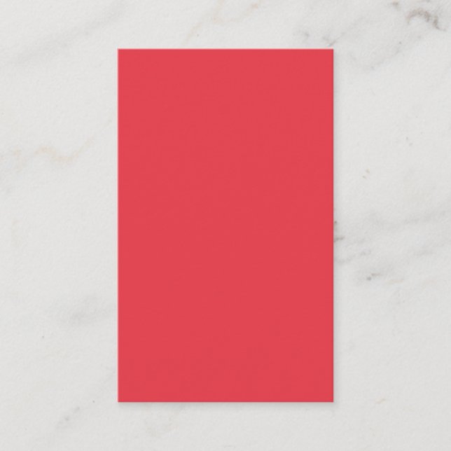 Carte de visite Tomato-Rouge Matte blanc - Personn (Devant)