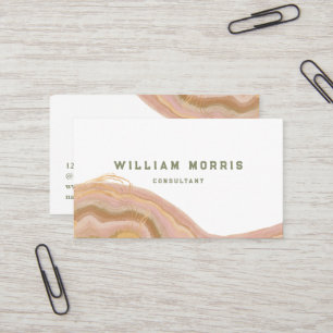 Carte De Visite Tonalité neutre minimaliste QR Code professionnel