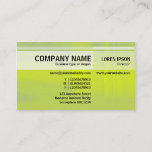 Carte De Visite Tons alternatifs - boisson Yellowade