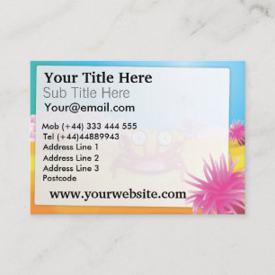 Carte De Visite Tony le crabe