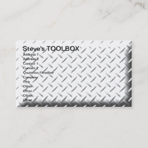 Carte De Visite TOOLBOX de Steve