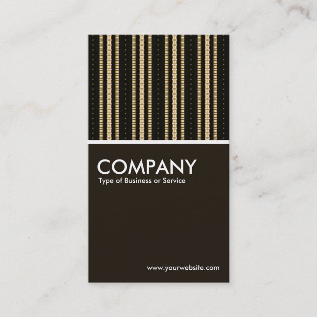 Carte De Visite Toothy Lines (Devant)