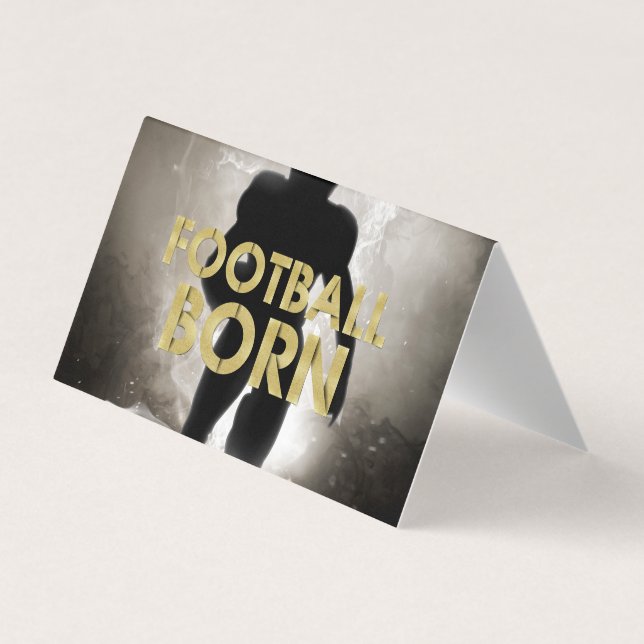 Carte De Visite TOP Football Né (Dos)