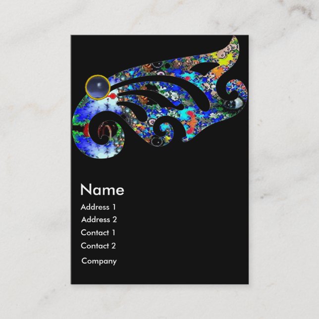 Carte De Visite TOPAZ EPHÉMÉRAL Beauté, Salon, Spa, Artiste maquil (Devant)