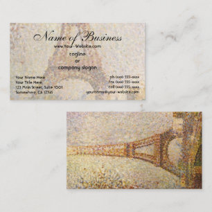Carte De Visite Tour Eiffel par Georges Pierre Seurat