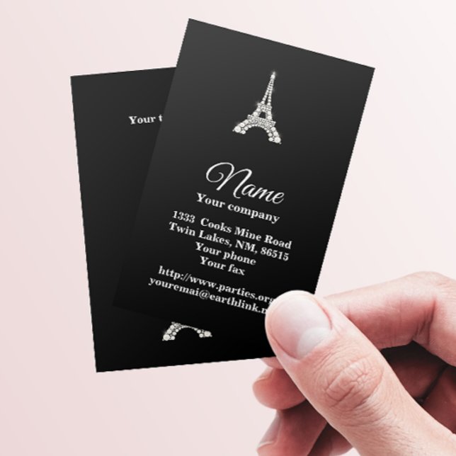 Carte De Visite Tour Eiffel perlé (Créateur téléchargé)
