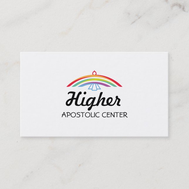 Carte De Visite Tourterelle arc-en-ciel (Devant)