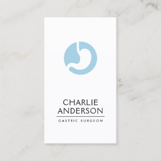Carte De Visite Tout logo gastrique couleur vertical minimaliste m