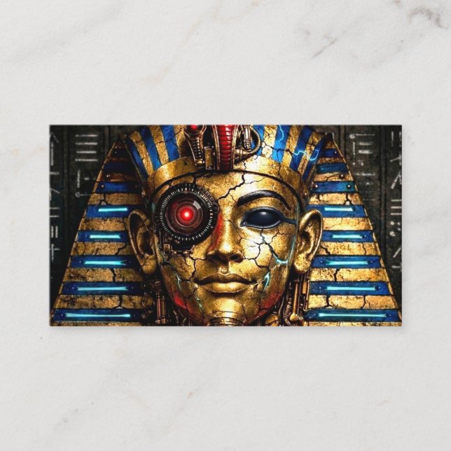 Carte De Visite Toutânkhamon 2.0 : Le Roi Cybernétique (Devant)