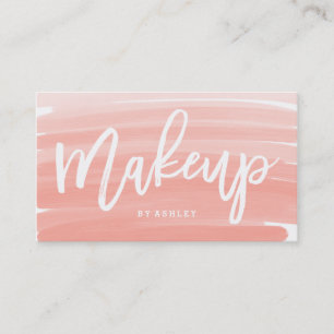 Carte De Visite Traçages d'ombre de rose de typographie de