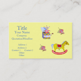 Carte De Visite Traditional Toys