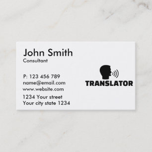 Carte De Visite Traducteur