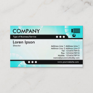 Carte De Visite Train à balles - Abstrait 02