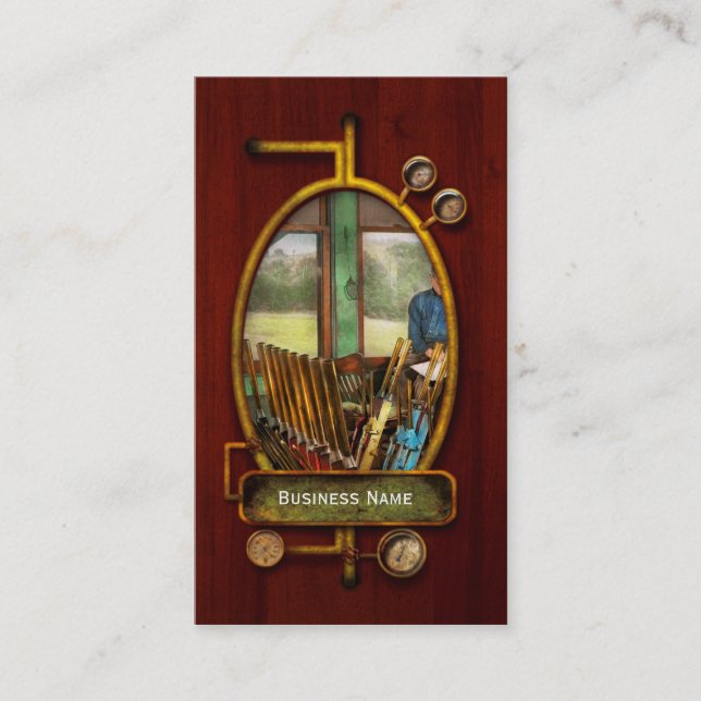 Carte De Visite Train - Commandes - Dans la cabine de signalisatio (Devant)
