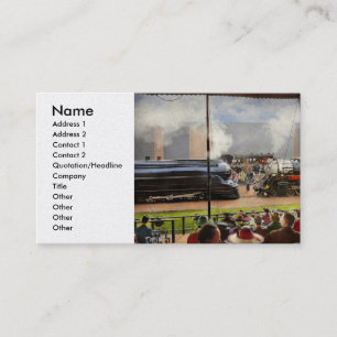 Carte De Visite Train - Concours ferroviaire 1939