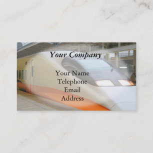 Carte De Visite Train de balle à grande vitesse de Shinkansen