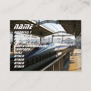 Carte De Visite Train de balle de 新幹線 de Shinkansen de 500 séries