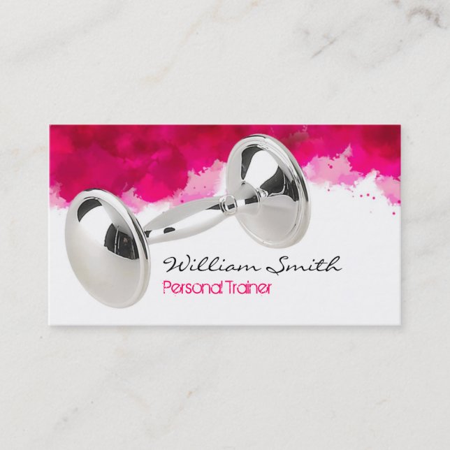 Carte De Visite Trainer personnel (Devant)