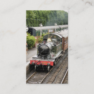 CARTE DE VISITE TRAINS À VAPEUR