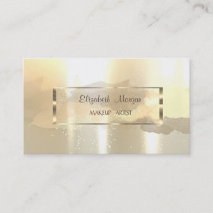 Carte De Visite Trait de pinceau aquarelle moderne, cadre