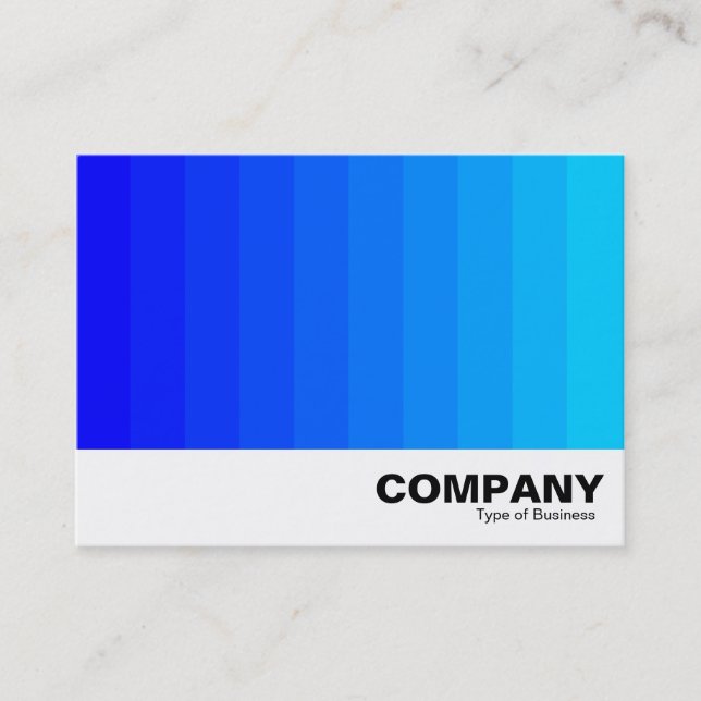 Carte De Visite Transition des couleurs - Couleurs bleues (Devant)
