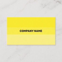 Carte De Visite Transparence contemporaine Jaune Frais