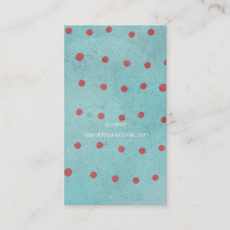 Carte De Visite Transparence grise pois