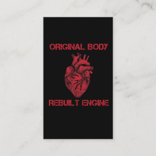 Carte De Visite Transplanter le coeur Rebuild Engine Bypass Se rem