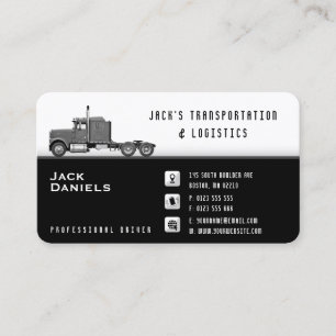 Carte De Visite Transport et logistique Camion