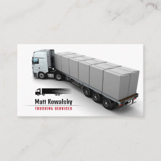 Carte De Visite Transport et logistique | Services de camionnage