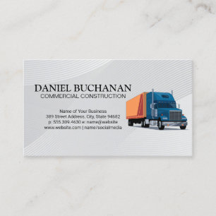 Carte De Visite Transport routier commercial Industrie du transp