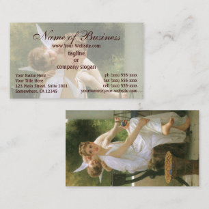 Carte De Visite Travail interrompu par William Adolphe Bouguereau