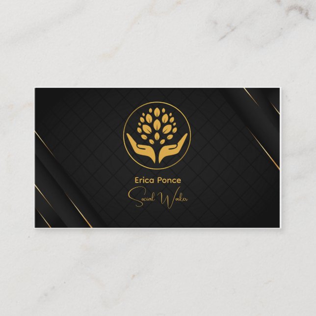 Carte De Visite Travailleur social (Devant)