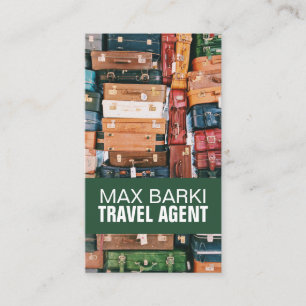 Carte De Visite Travel Agency Agent Business Card