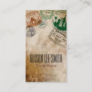 Carte De Visite Travel Agent