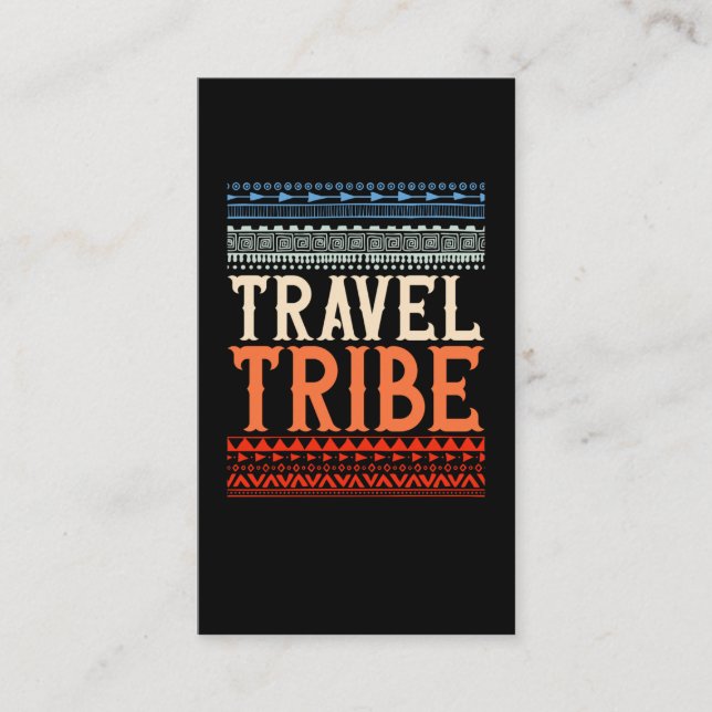 Carte De Visite Travel Native American Art Tribe Explorer (Devant)