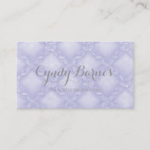 Carte De Visite Trellis Rose doux en violet