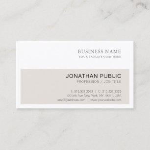 Carte De Visite Trending Professional Moderne Simple Luxe Élégant