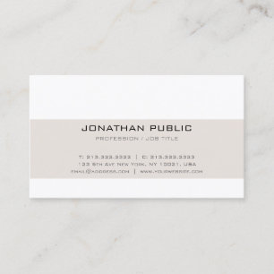 Carte De Visite Trending Professional Simple Creative Modern Plain
