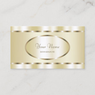 Carte De Visite Très élégant Shimmery Gold Effet Professionnel