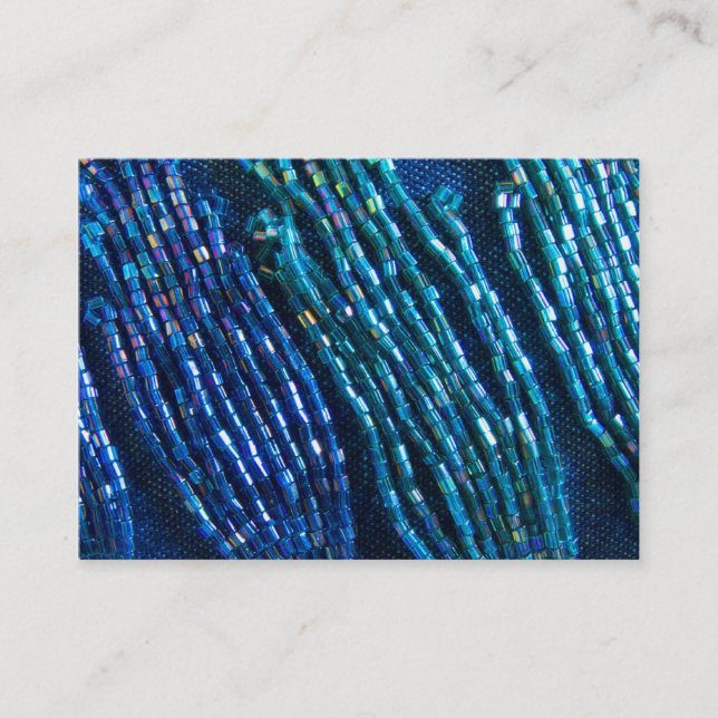 Carte De Visite Tresses de perles (Devant)