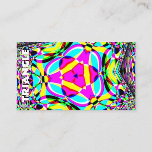 Carte De Visite Triangle (Devant)