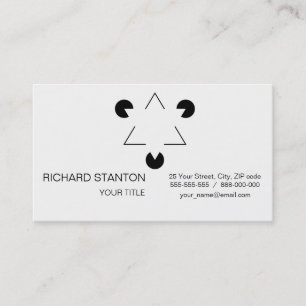 Carte De Visite Triangle Kanizsa