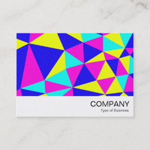 Carte De Visite Triangles Abstract 03