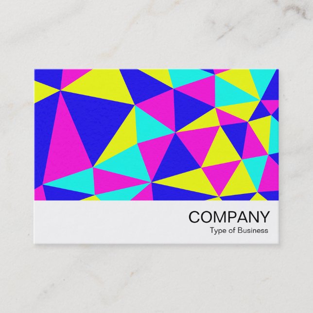 Carte De Visite Triangles Abstract 03 (Devant)