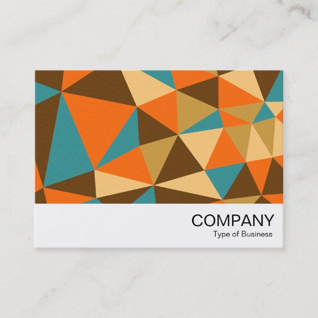 Carte De Visite Triangles Abstrait 01 (Devant)