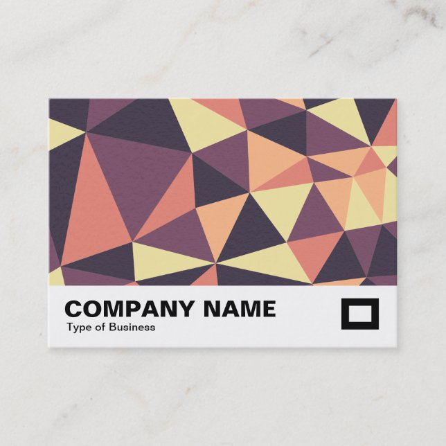 Carte De Visite Triangles Abstrait 02 (Devant)