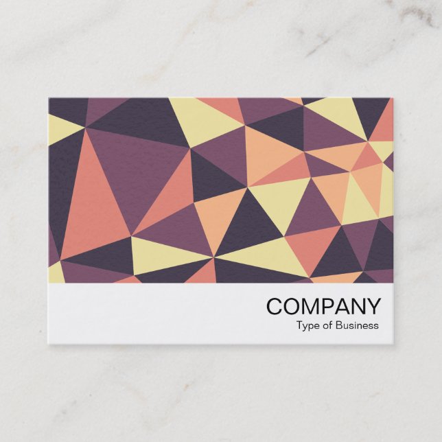 Carte De Visite Triangles Abstrait 02 (Devant)