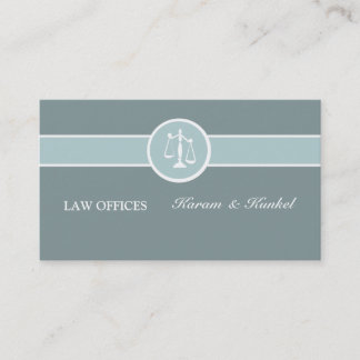 Carte De Visite Tribunal de la justice Procureur de la Cour pénale