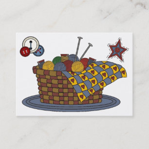 Carte De Visite Tricot - Artisanat - Mode - SRF